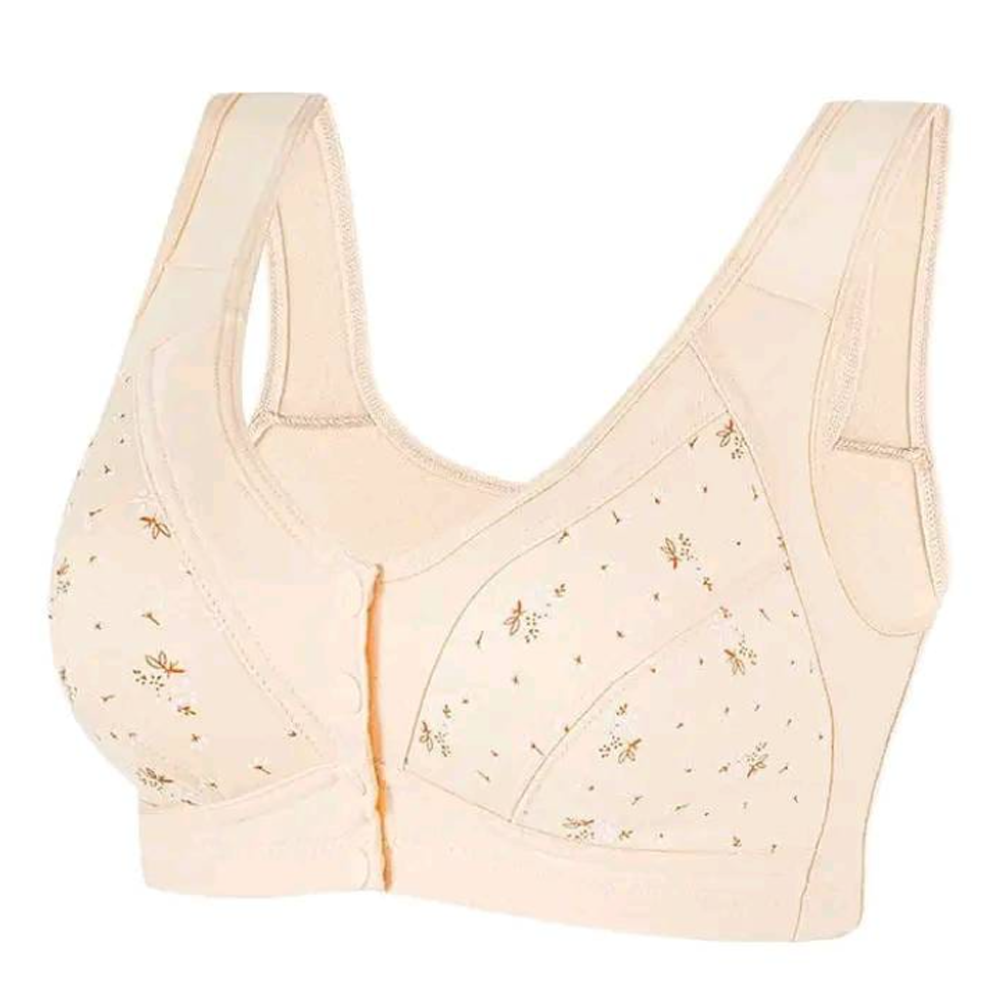 Jovati Deals of the Day!Everyday Cotton Snap Bras - Women's Front