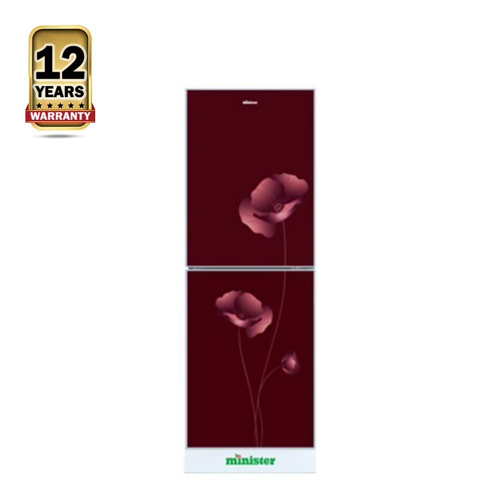 Minister M-306 Refrigerator - 306 Liter - Blackberry