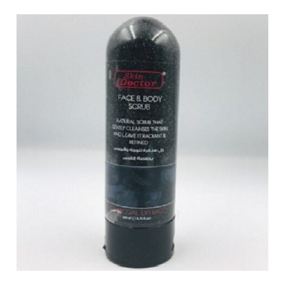 Skin Doctor Charcoal Extract Face and Body Scrub - 200ml - CN-237