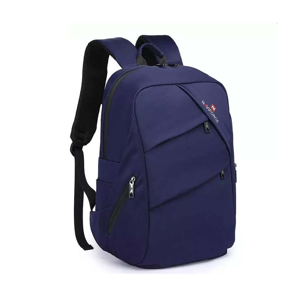 Naviforce NVF6804 Nylon Anti Theft 16 inch Laptop Backpacks - Blue