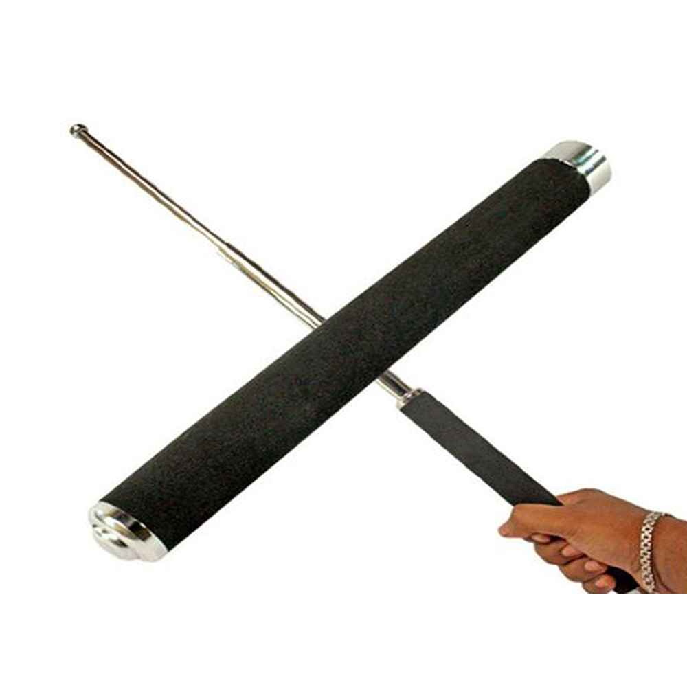 Metal Extendable SelfDefense Stick with Bag