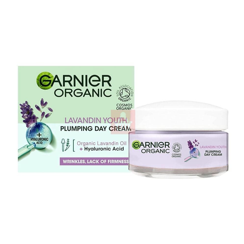 Garnier Organic Lavandin Youth Plumping Day Cream - 50ml - CN-180