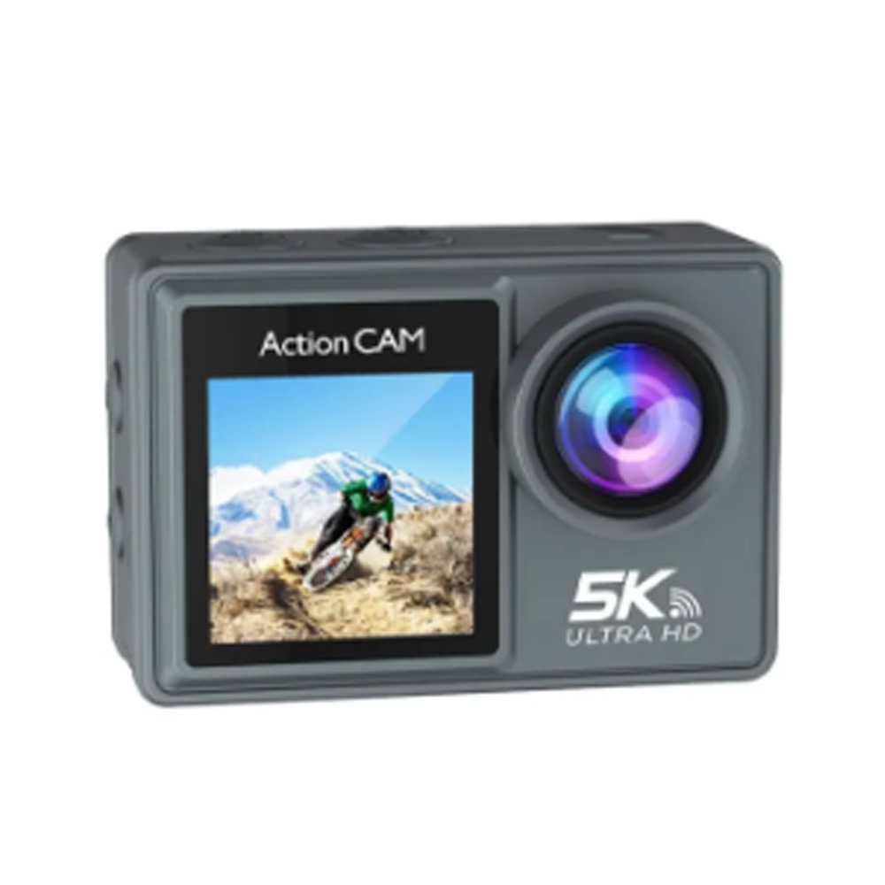 Ausek AT-M40R 5K Ultra HD Dual Screen Waterproof Action Camera