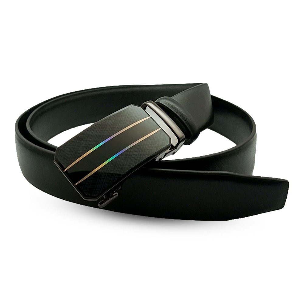 Leather Belt for Men - Black