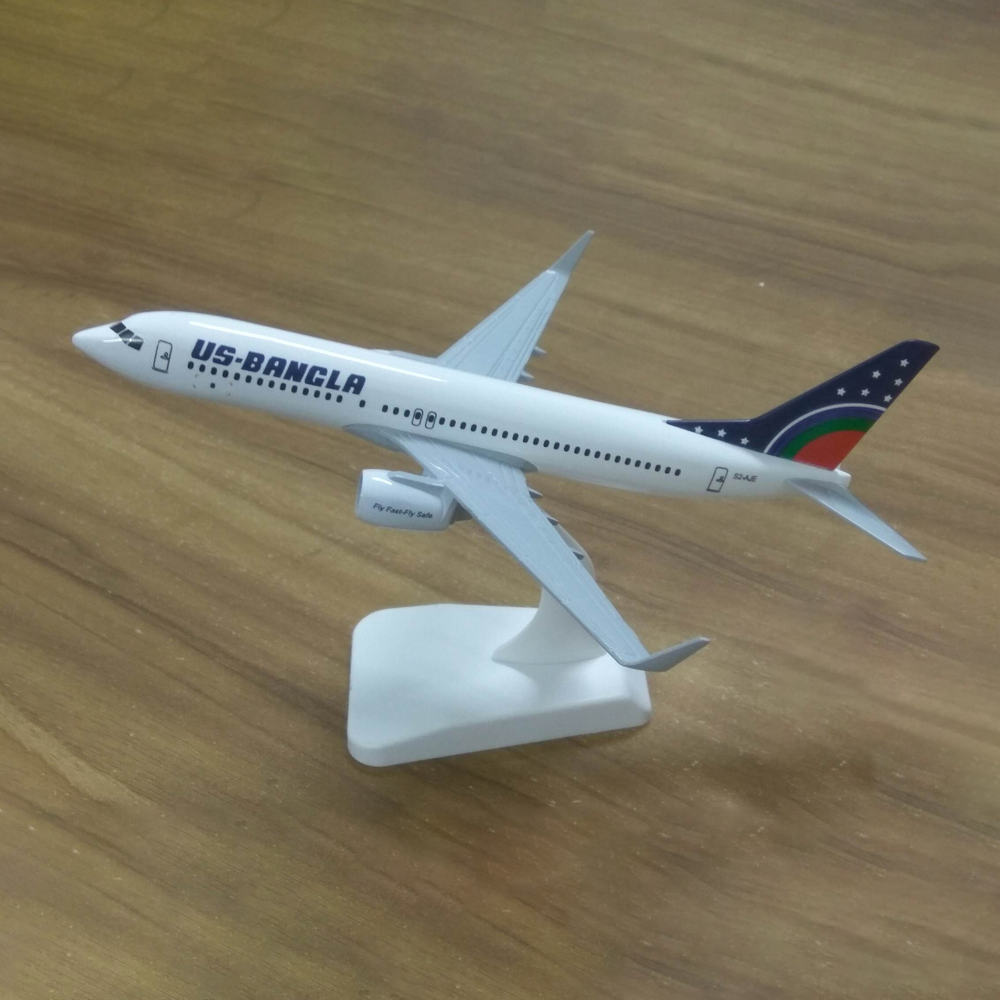 US-Bangla Airplane 737 Diecast Aircraft Toy - 20cm