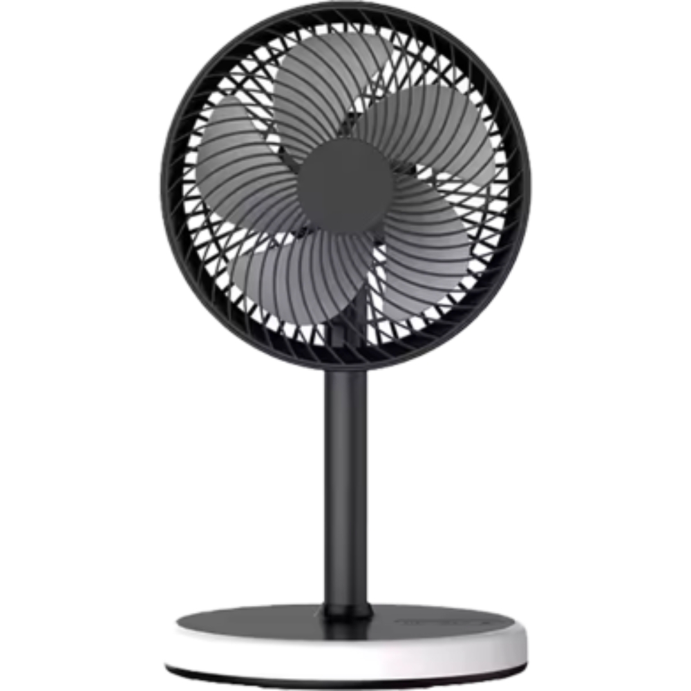 P6 Rechargeable Portable USB Desktop Fan - Black