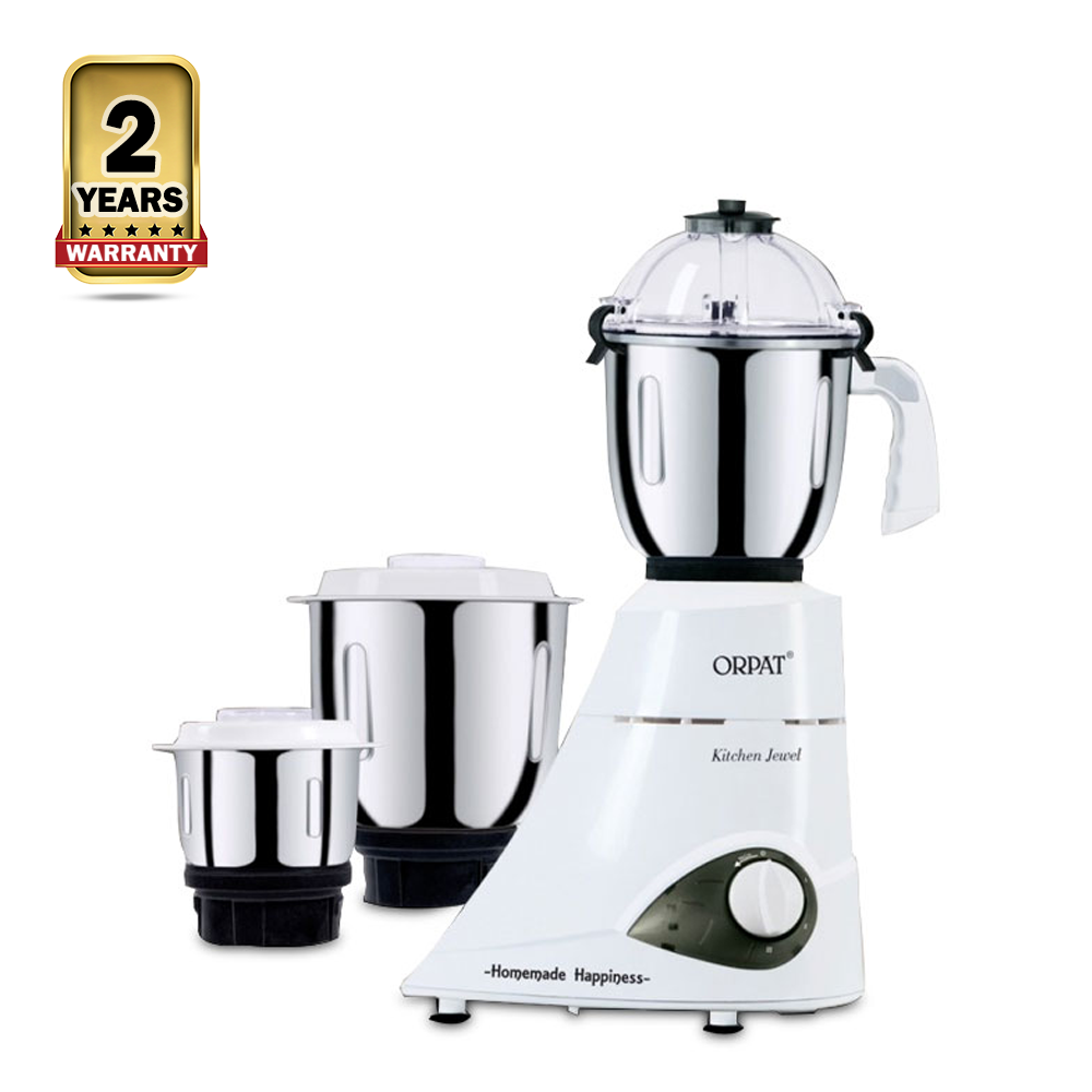 Orpat Kitchen Jewel Mixer Grinder - 800W - White