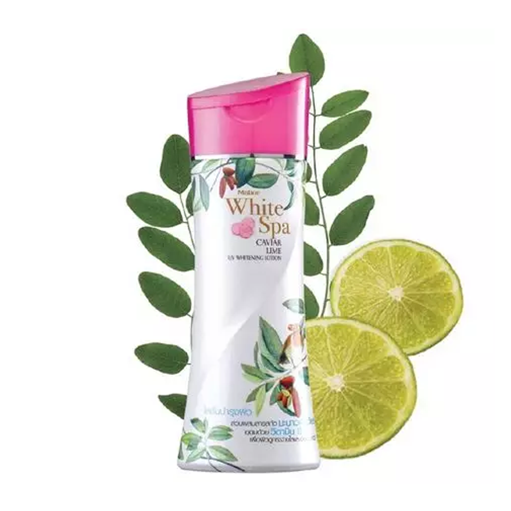 Mistine White Spa Caviar Lime UV Whitening Lotion - 200ml