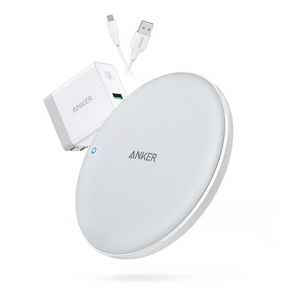 Anker Power Wave with Quick Charge 3.0 Wireless Charging Pad - 7.5W - White