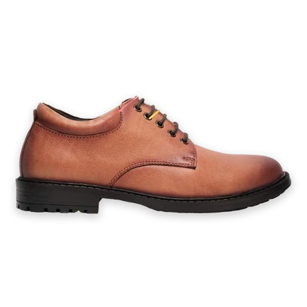 Leather Formal Comfort Shoe for Men - Brown