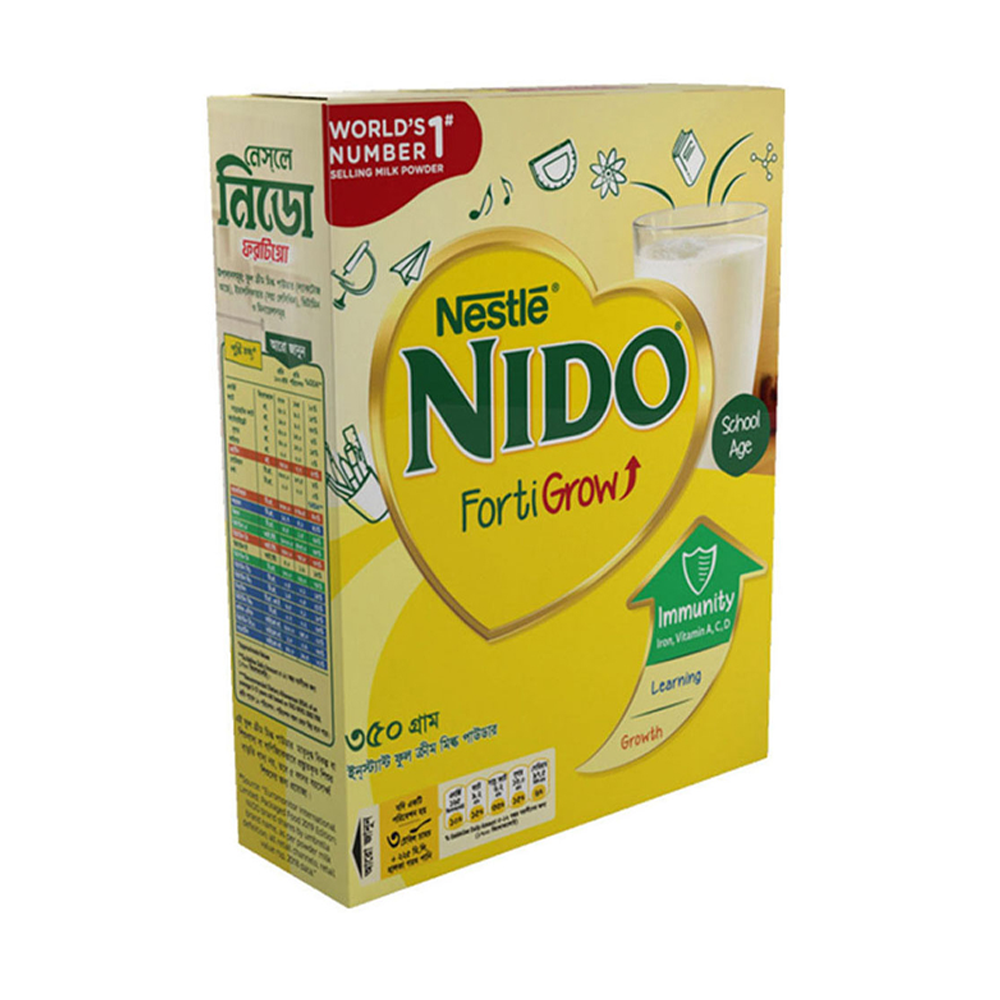 Nestle NIDO FortiGrow Milk Powder - 350g BIB