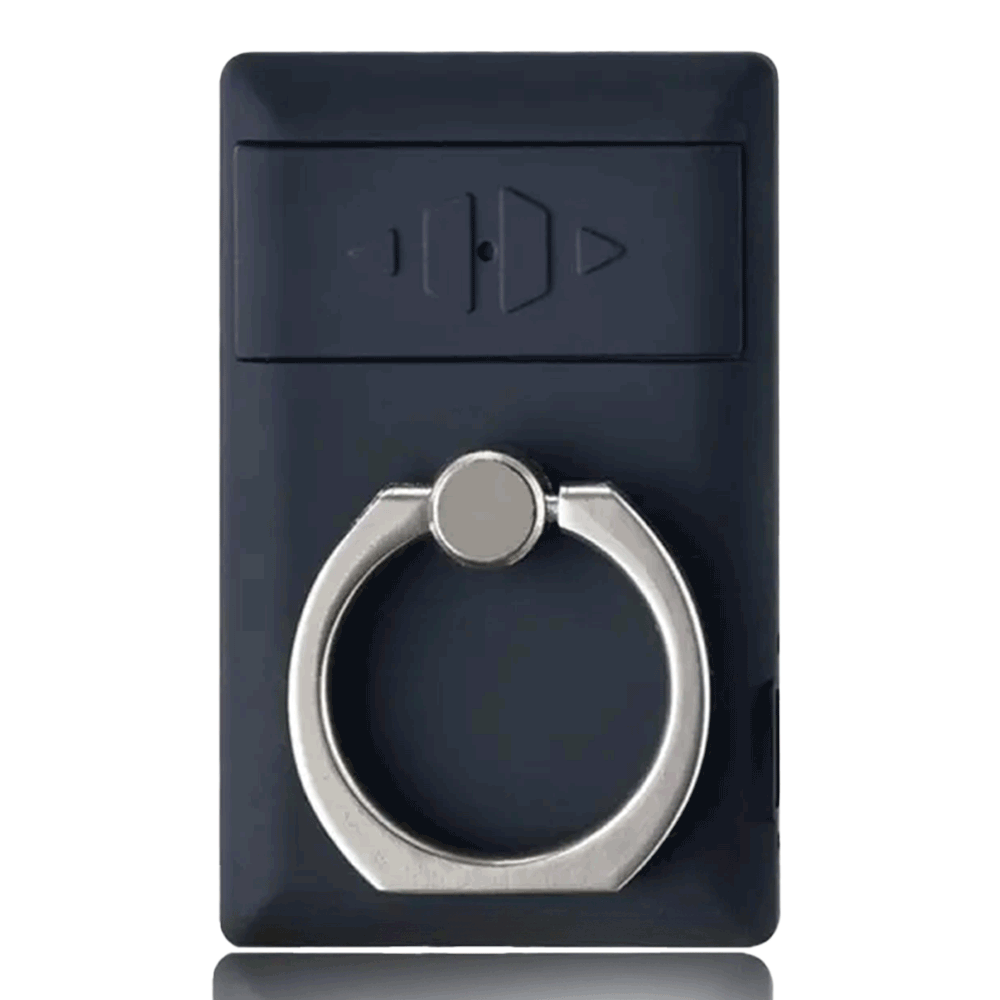 Multipurpose Rechargeable Lighter with Ring Holder - Black