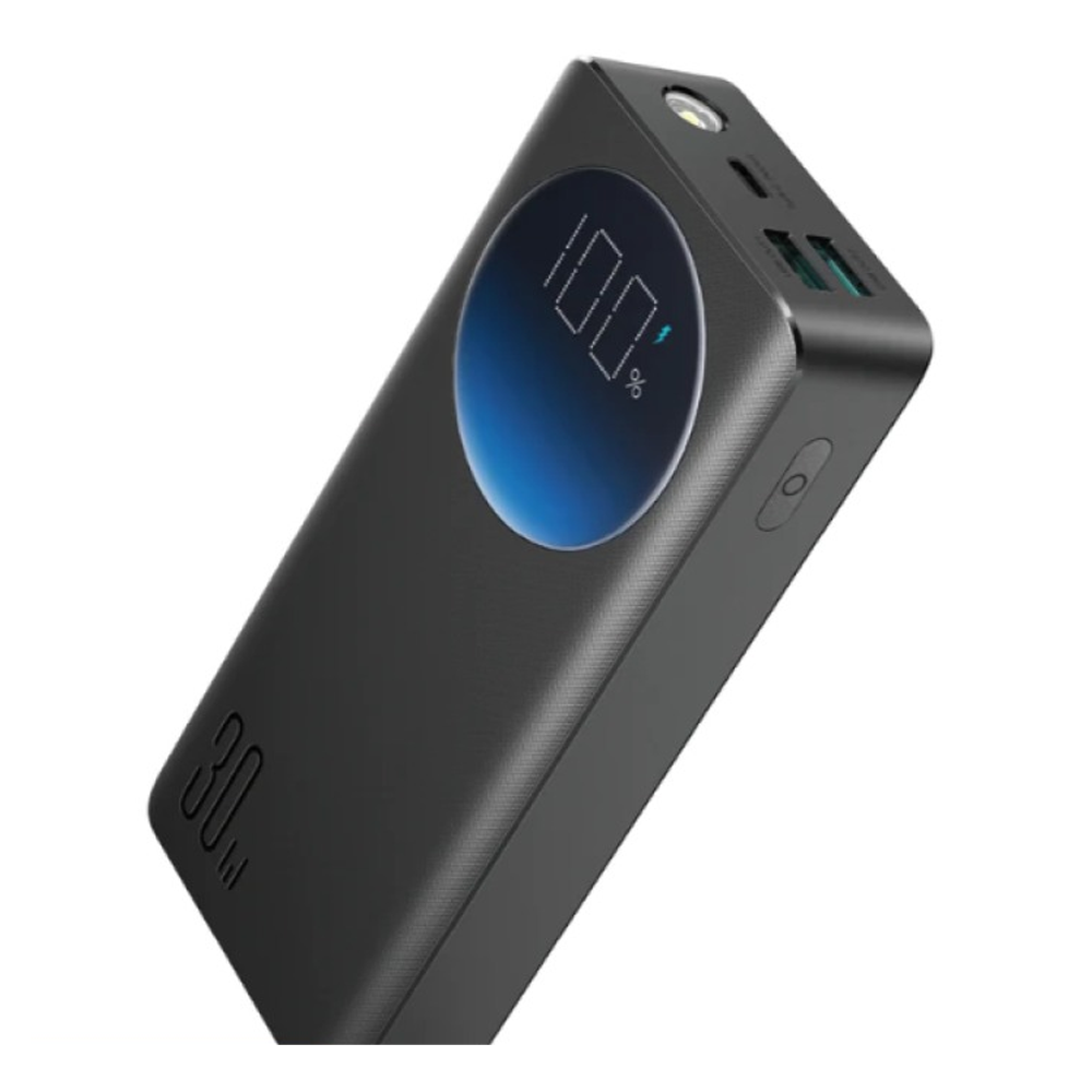 Joyroom JR-PBF02 Fast Charging Power Bank with Flashlight - 20000mah - Black