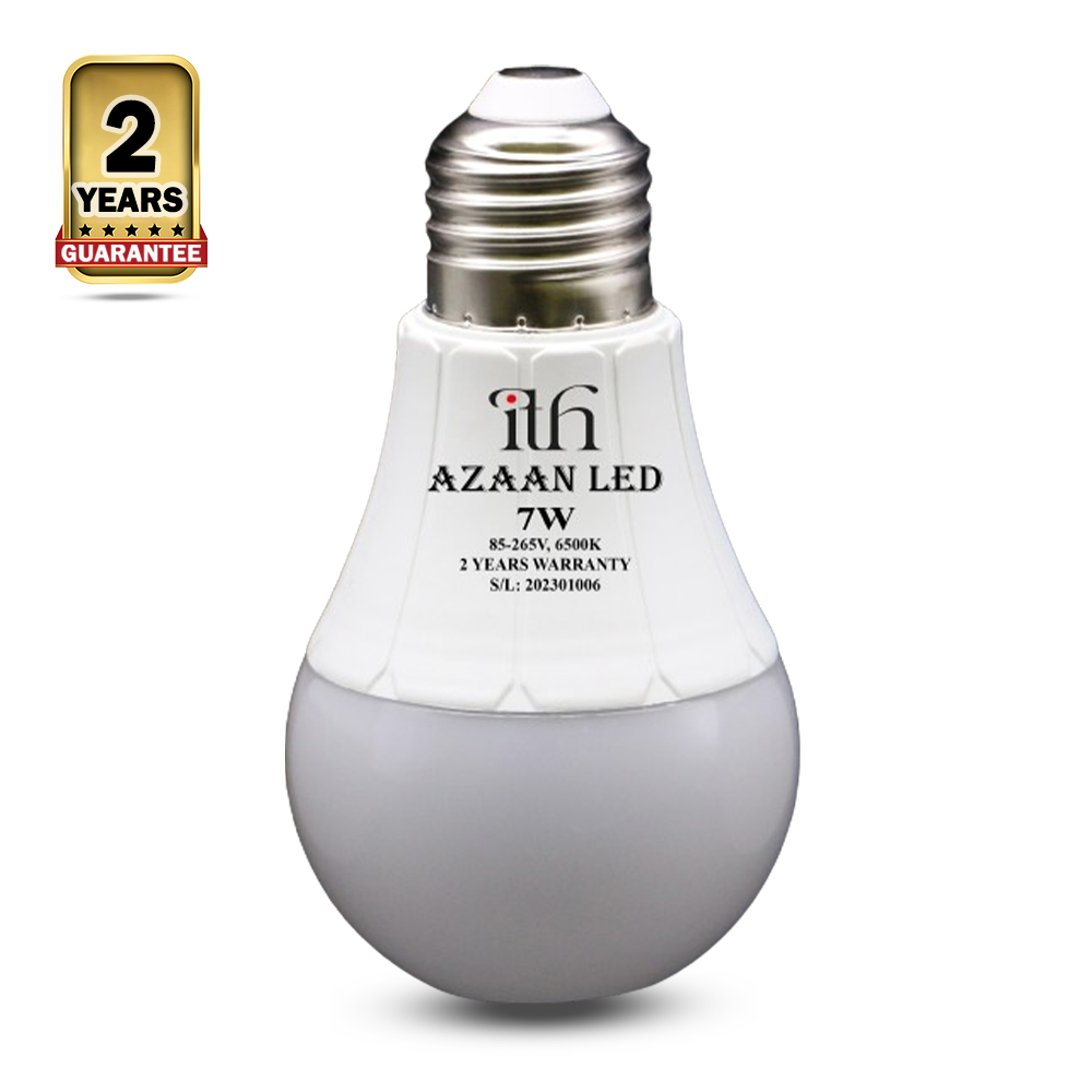 B22 White Pin Type LED Bulb - 7W