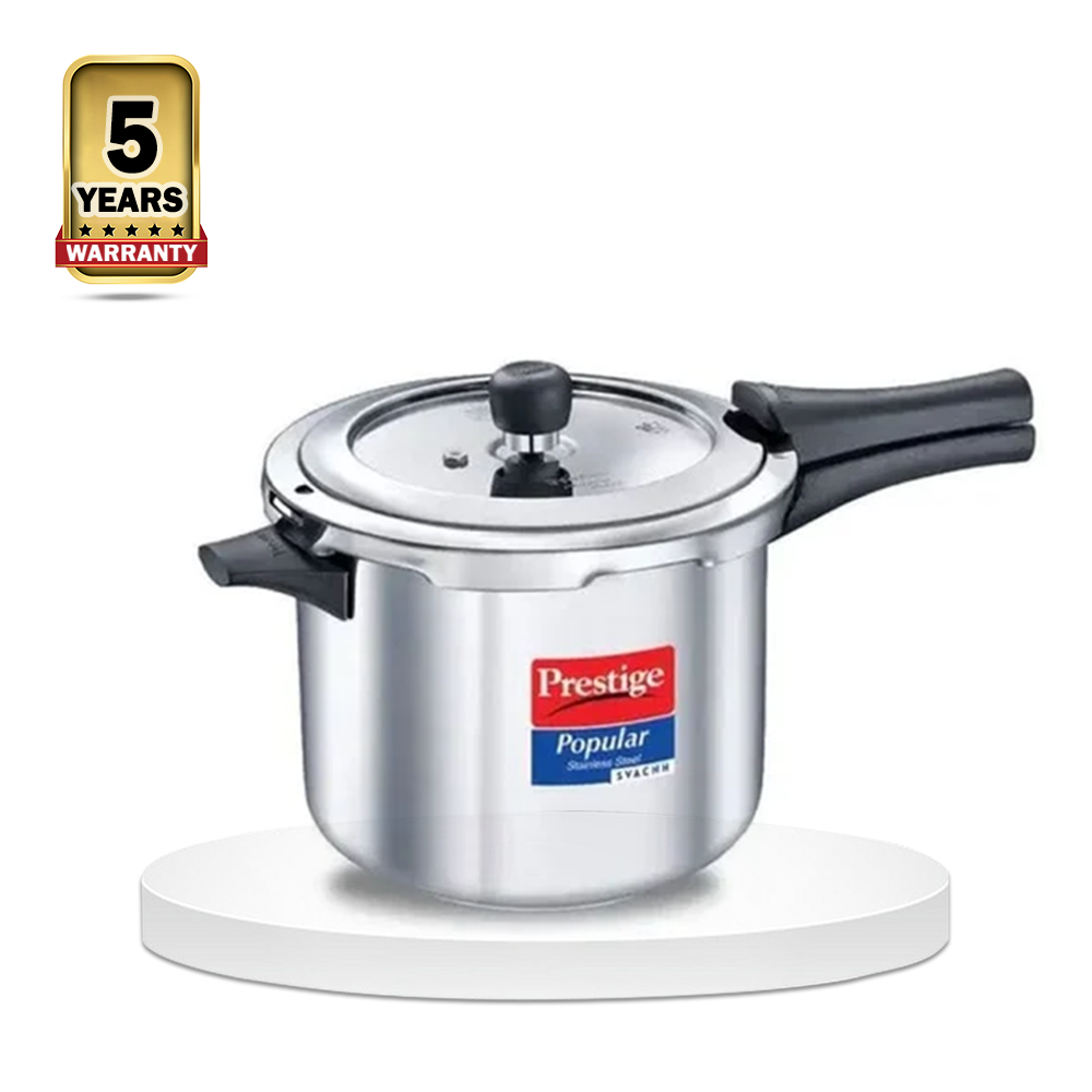 Prestige Deluxe Stainless Steel Deep Pressure Pan 5 liters