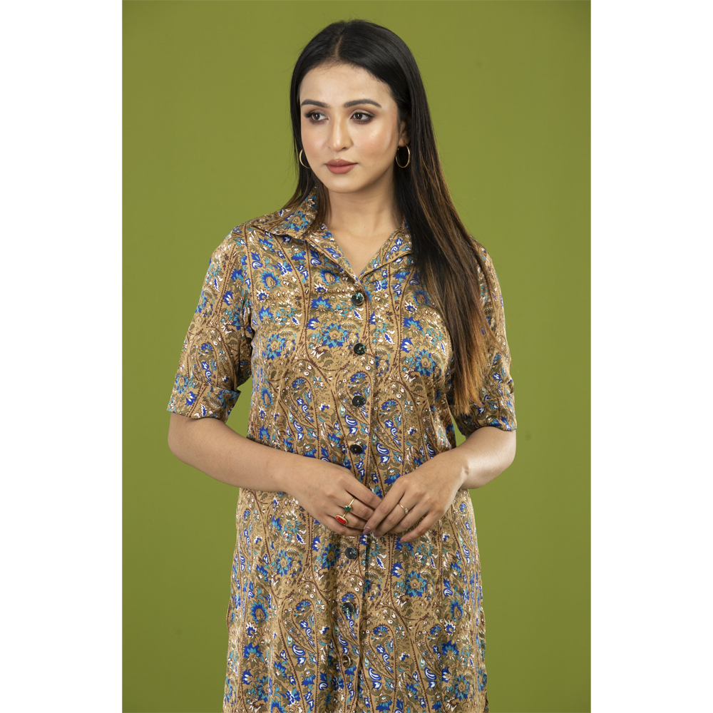 Fiona Cotton Kurti for Women - Multicolor - NK-029