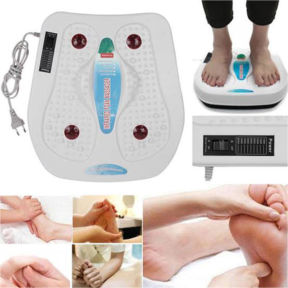 3W Electric Foot Massager Vibration Infrared Therapy Blood Circulation  Machine