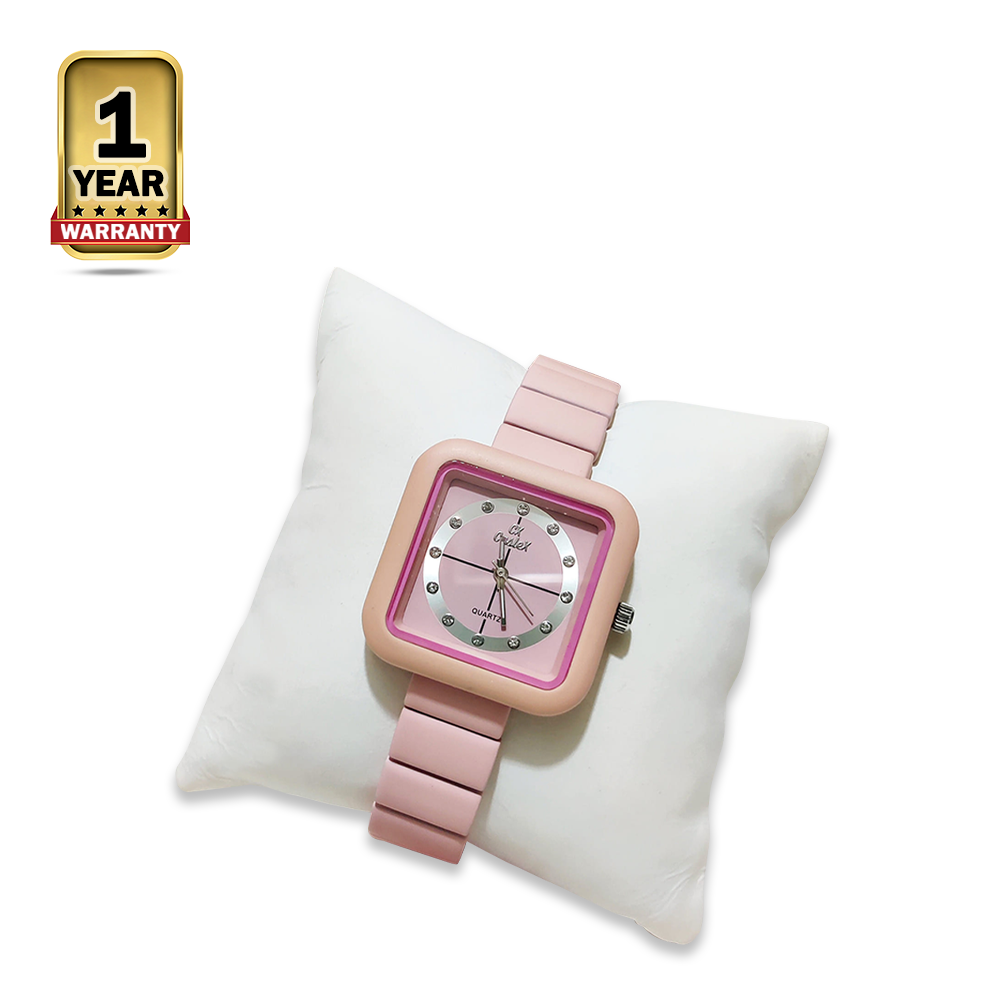 CX Caslex B2001L Quartz Square Wrist Watch For Women