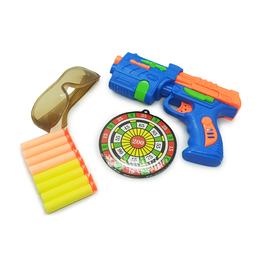 Fires Foam Darts Shooter Plastic Soft Bu-Llet Blaster Toy Gun - 175194975