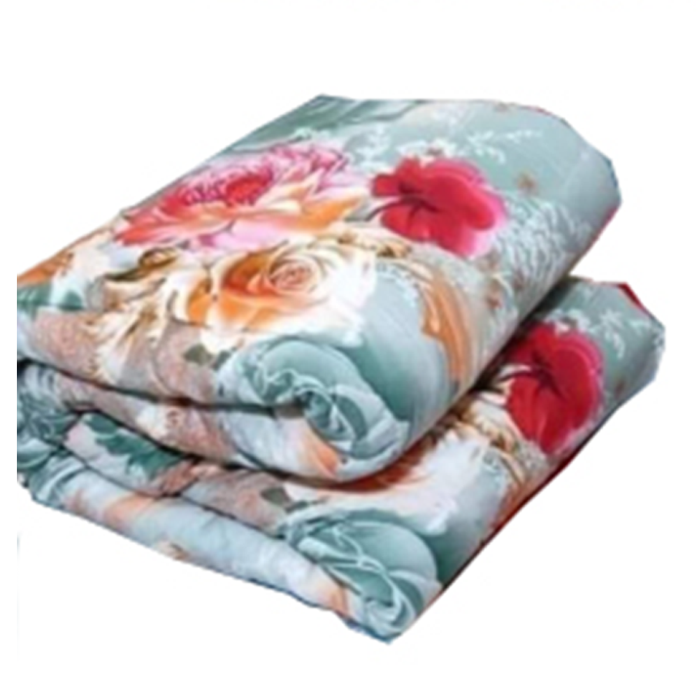 Twill Cotton King Size Comforter - Multicolor - CT-22