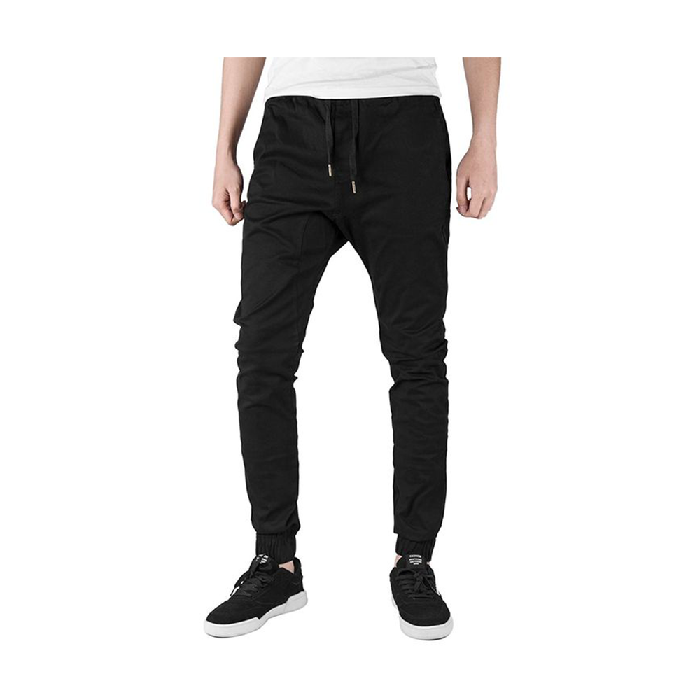 Mens black hot sale cotton joggers