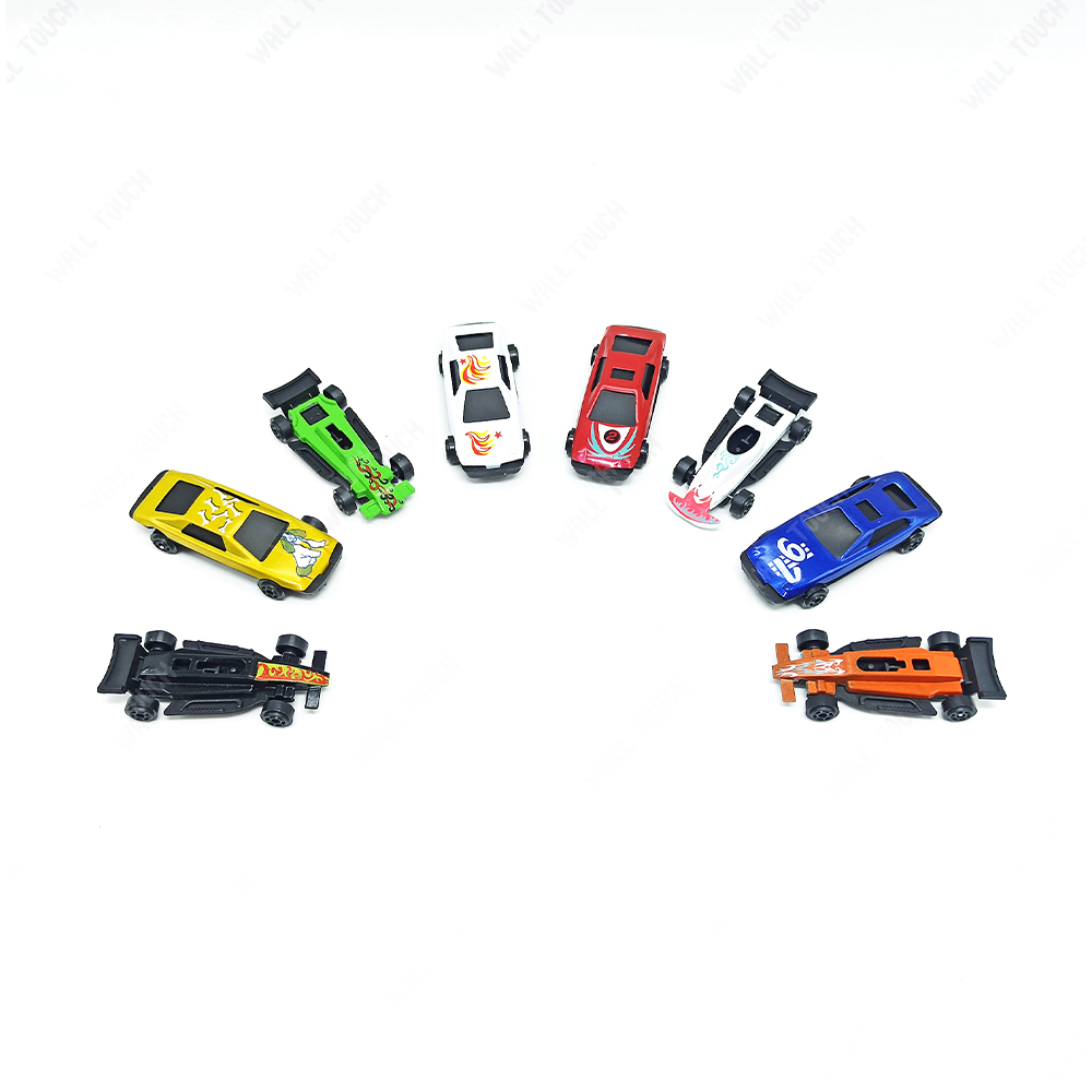 Metal Car Toy Set For Kids - 8 Pcs - 221012795