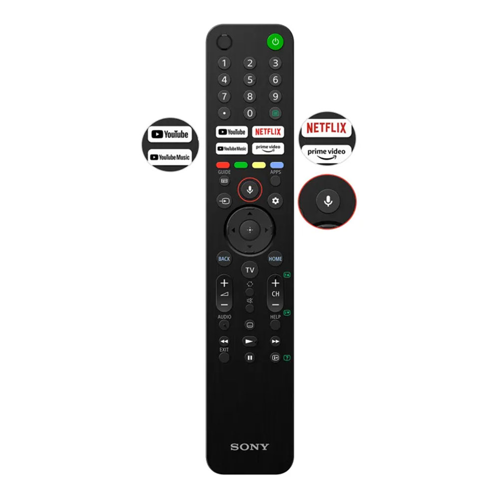 Sony RMF-TX500P Voice Control TV Remote - Black