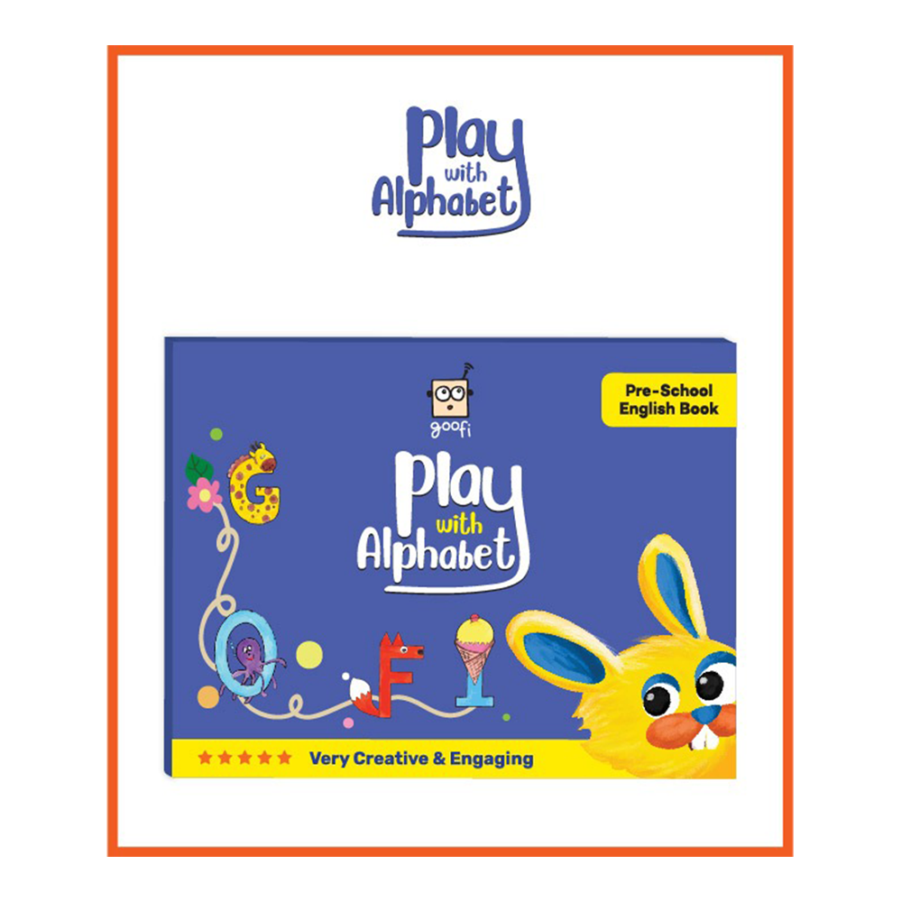 Goofi Play with Alphabet Pre-School English Book - Multicolor