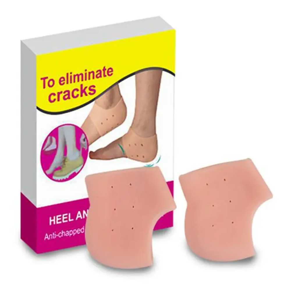 Silicone Heel Anti Crack Sets - Cream