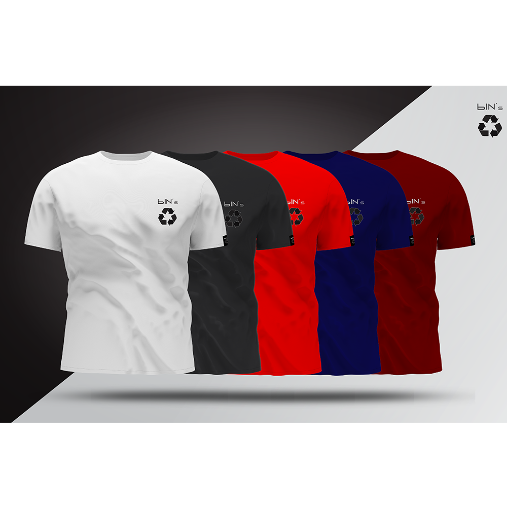 Cotton Round Jersey Neck T-Shirt for Men - Multicolor