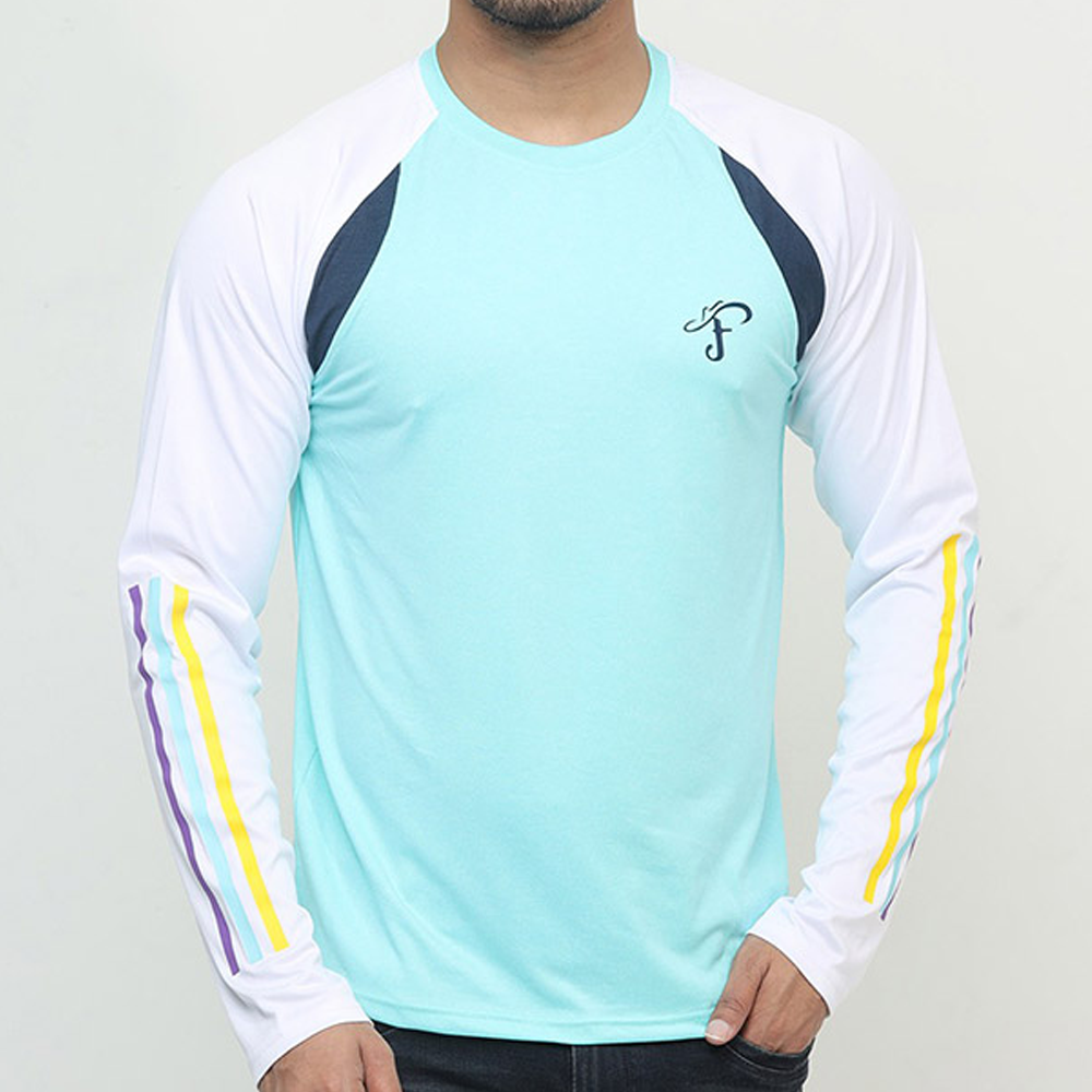 Mesh Full Sleeve Sweat Shirt For Men - Multicolor