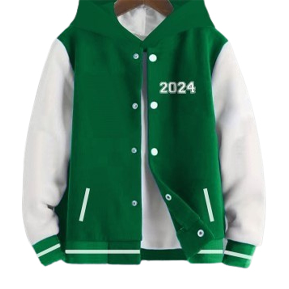 Cotton Winter Hoodie For Kids - Multicolor - BH-28