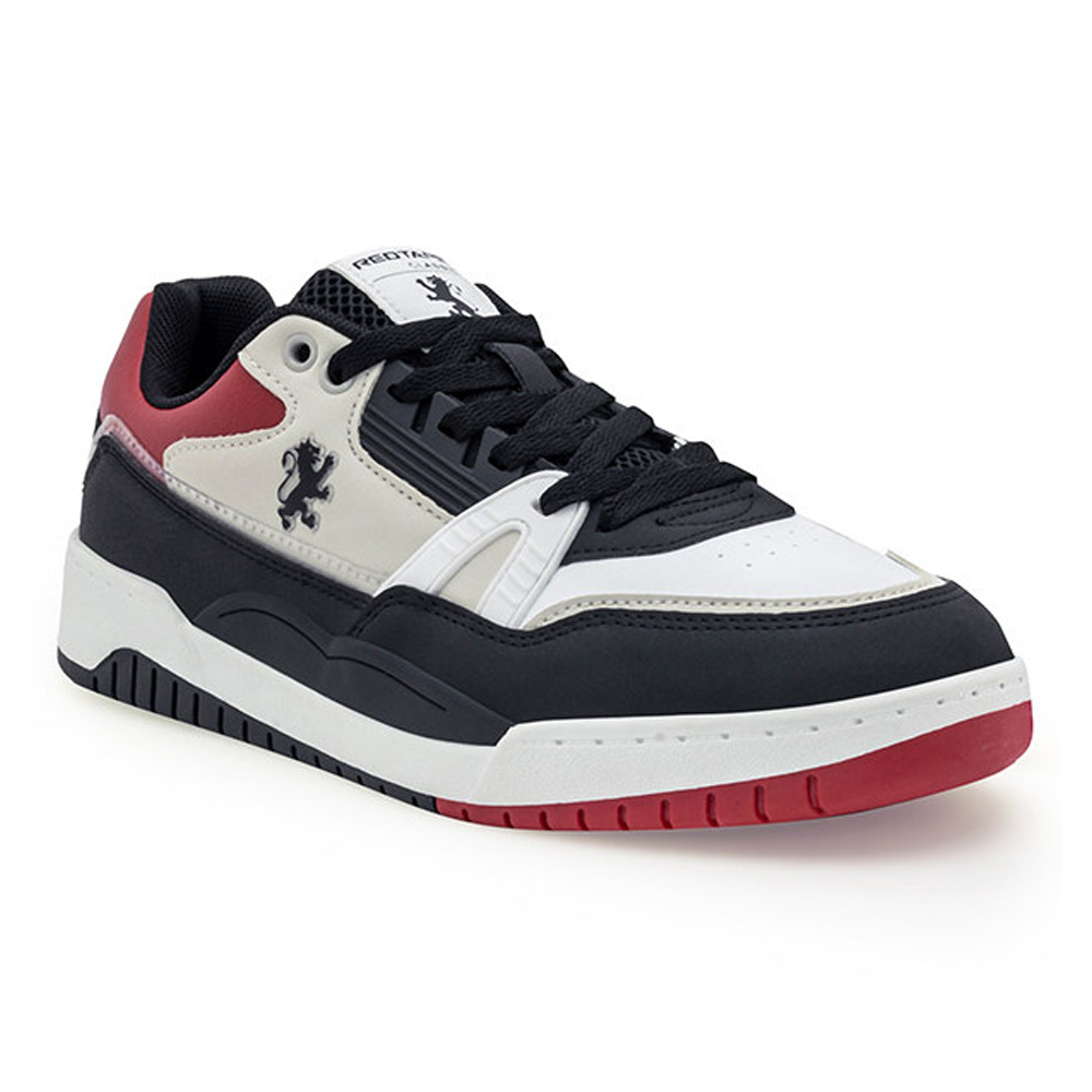 Red Tape PU Casual Sneakers For Men - White and Black - EFH-34