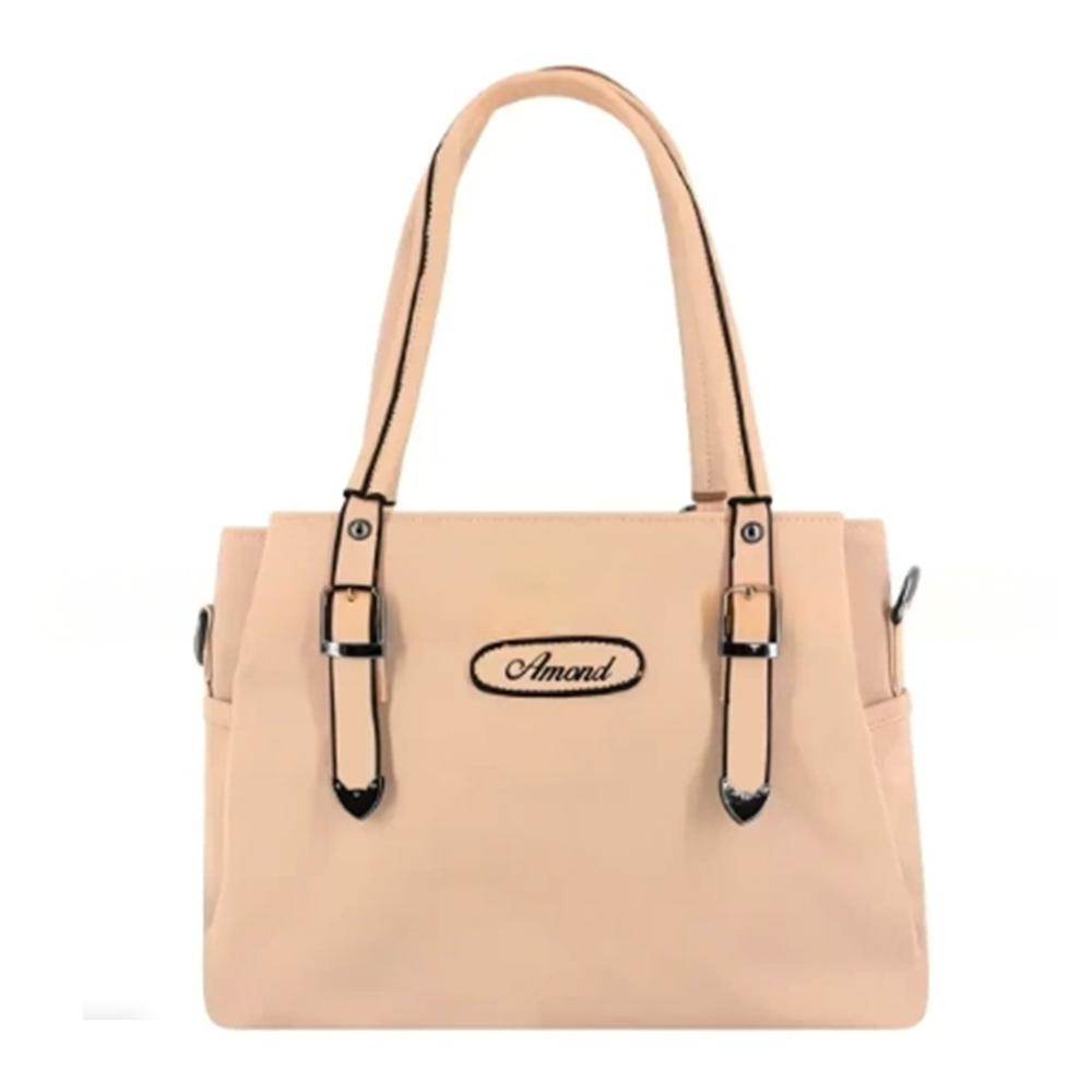 Nylon Tote Handbag For Women Tan AMOND HB