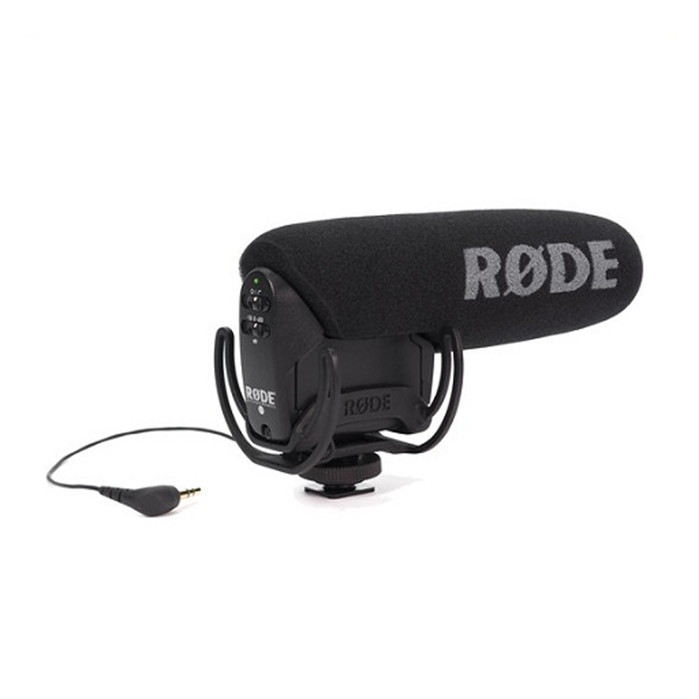 Rode VideoMic Pro Rycote Compact Directional Camera-Mount Shotgun Microphone - Black