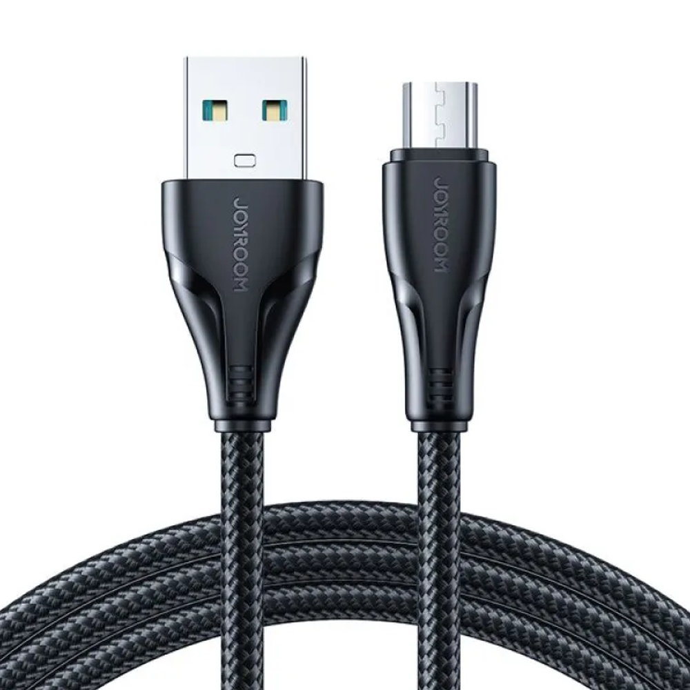 Joyroom S-UM018A11 Micro USB Fast Charging and Data Transfer USB Cable - 1.2 Meter - Black