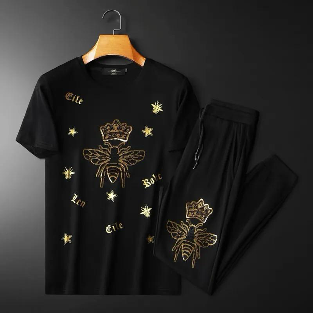 PP Jersey T-Shirt with Trouser Full Track Suit For Men -  TF-115