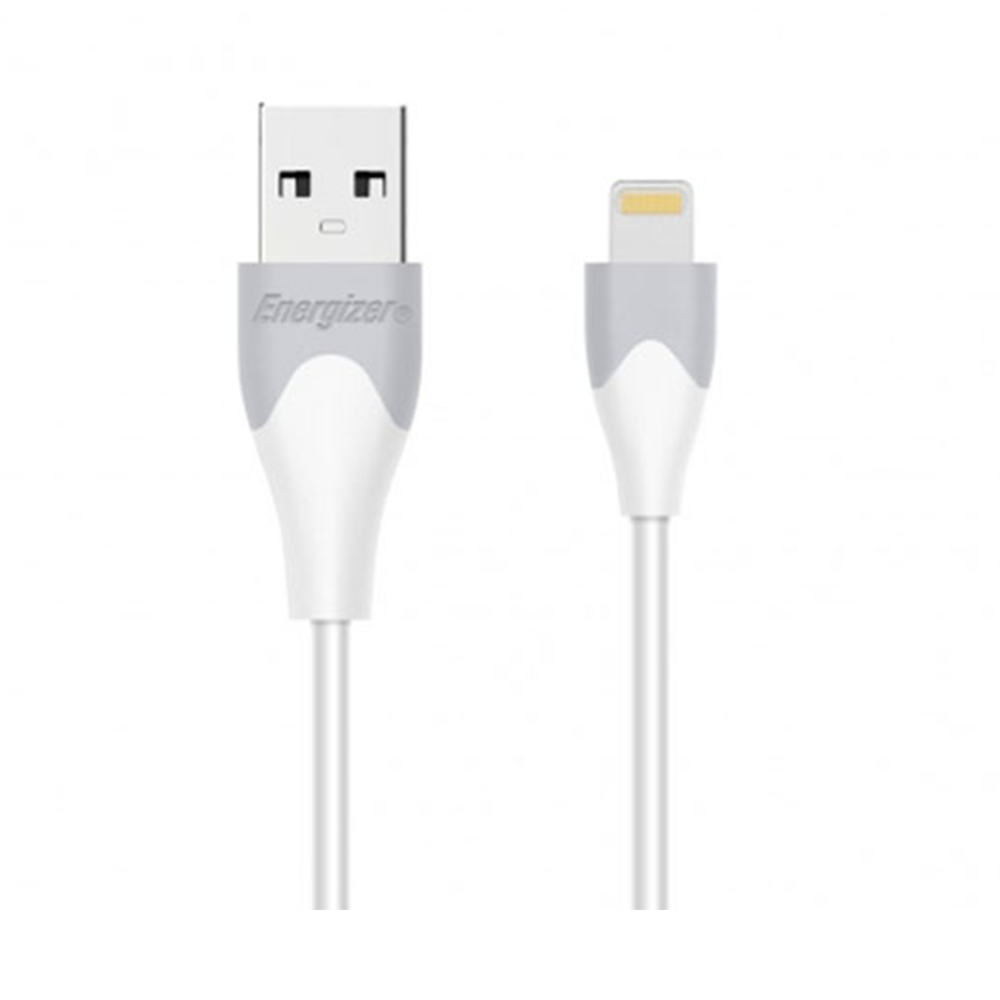 Energizer C610LGWH Two Tone MFI Lighting 2.4A Cable 1.2M - White