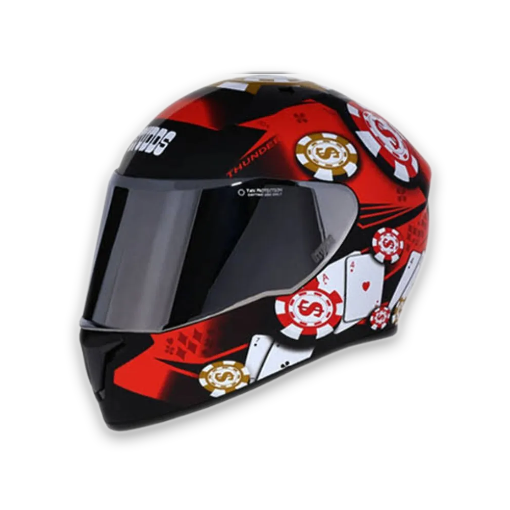 Studds Thunder Full Face Helmet - Multicolor