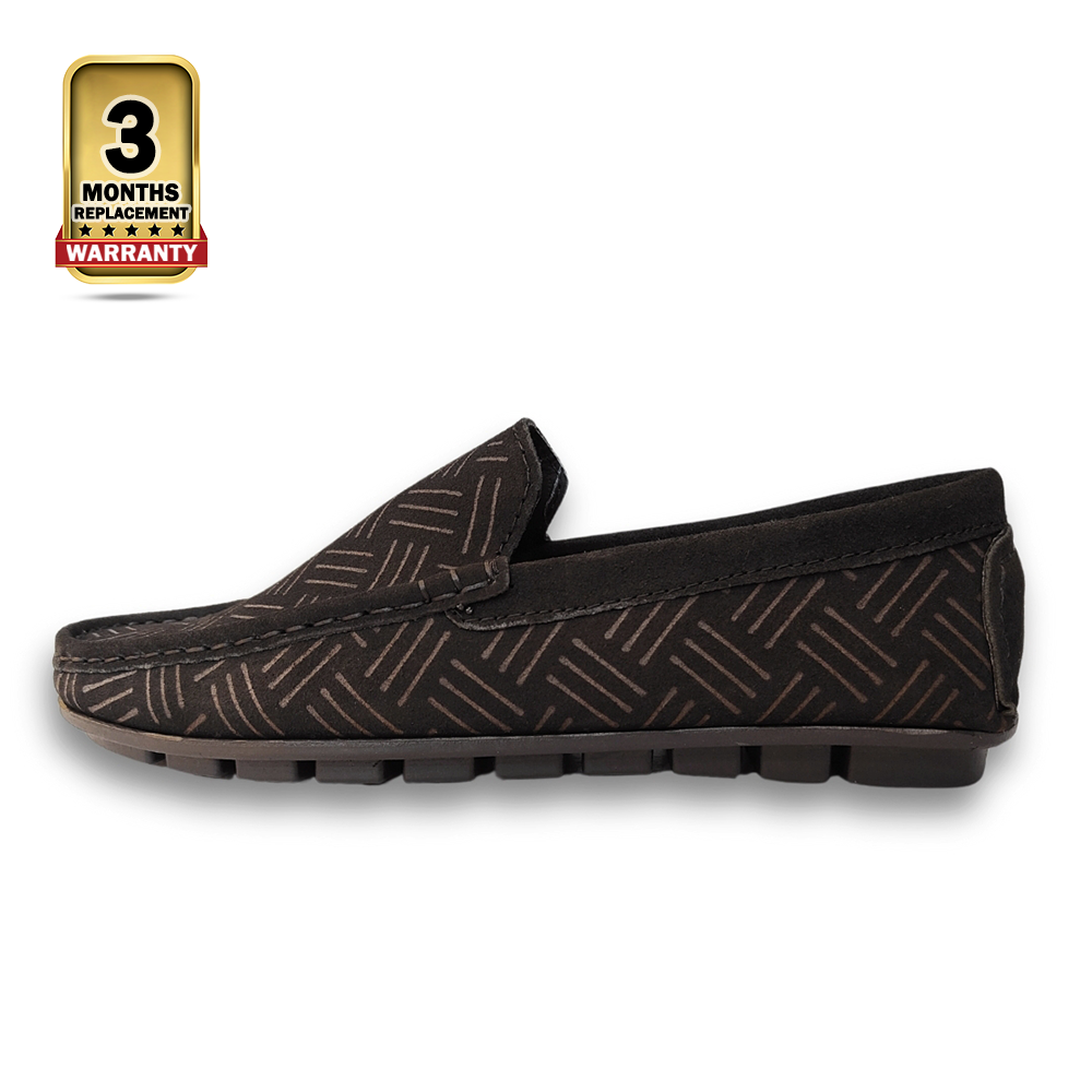 Reno Leather Loafer Shoes for Men - Black - RL3069