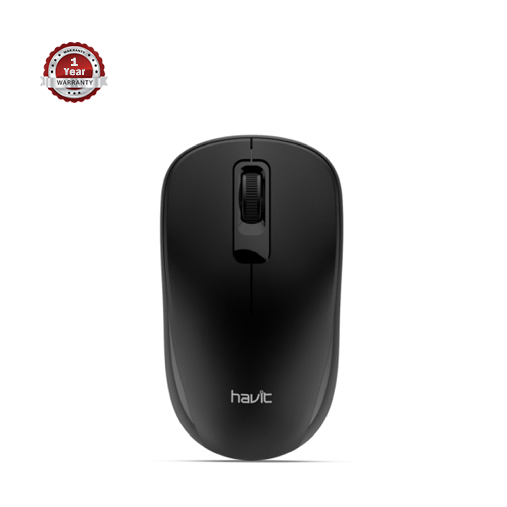 Havit Hv-ms626gt Wireless Optical Mouse - Black 