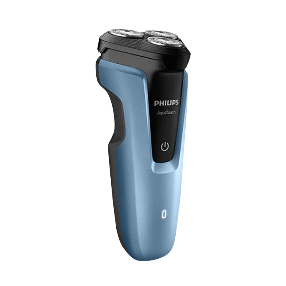 Philips S1070 Aqua Touch Shaver For Men - Black and Blue