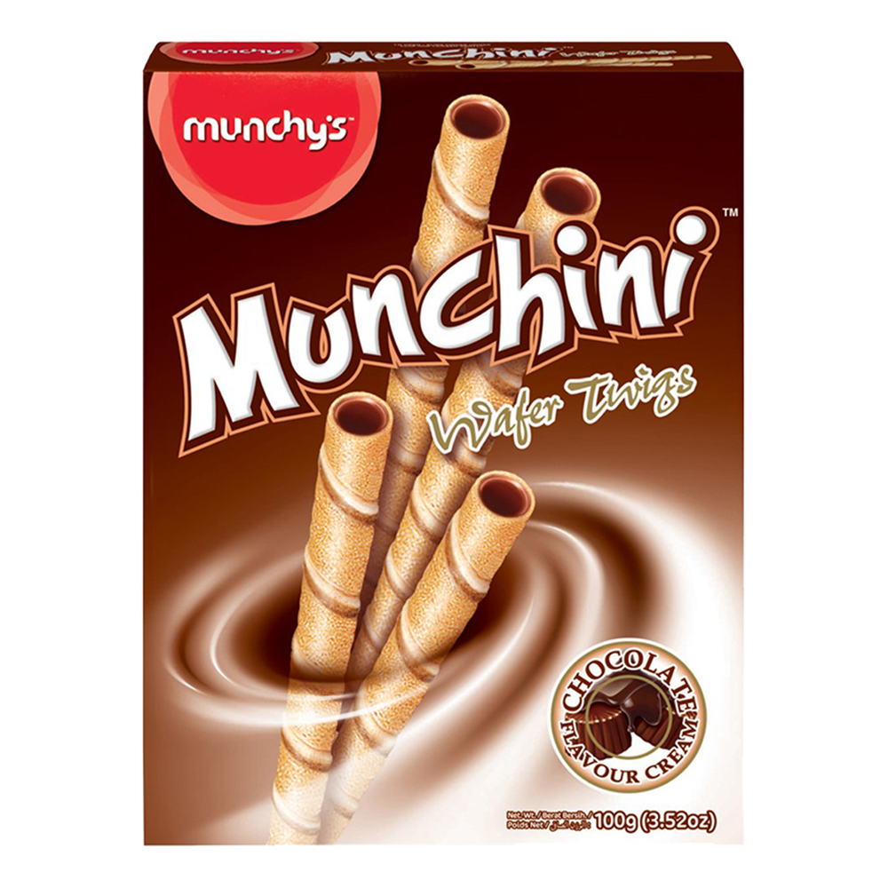Munchys Munchini Chocolate Wafer - 100gm - 200001135