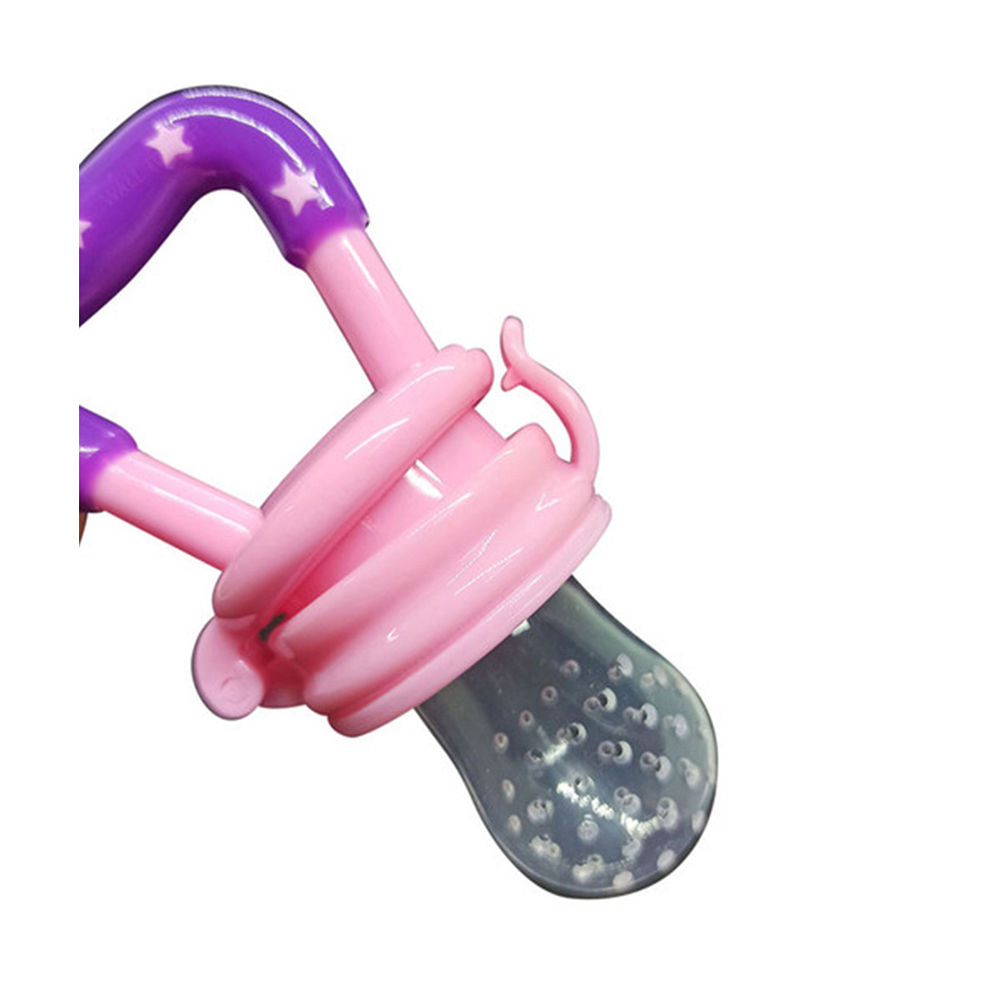 Baby Fruit Pacifier Fresh Food Feeder Teething Toy - Pink - 130584880