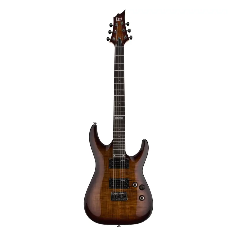 ESP LTD H-101FM Electric Guitar - Dark Brown