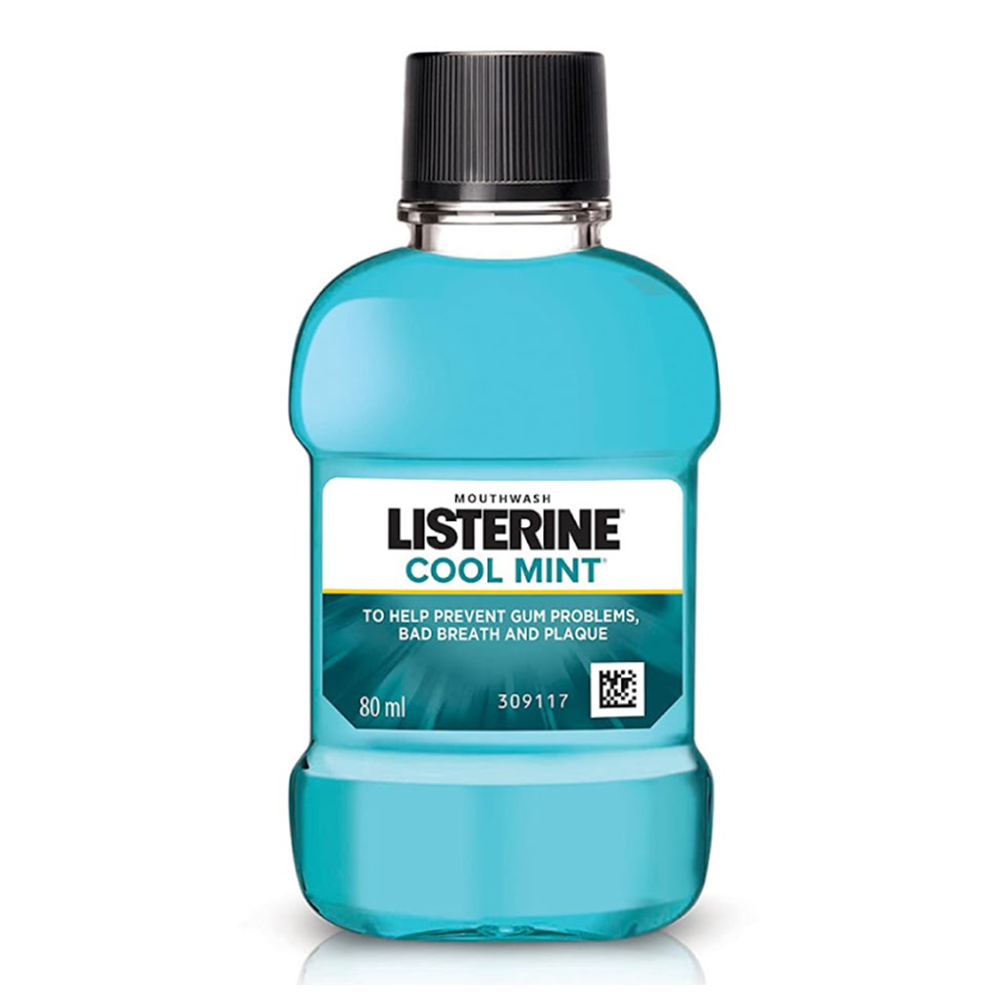 Listerine Cool Mint Liquid Mouthwash - 80ml - 79602211