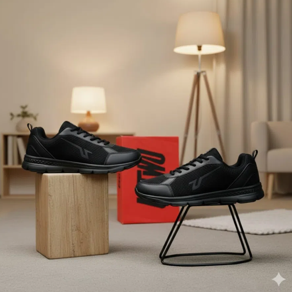 Premium Sneakers UTWO - Black - EFS-228