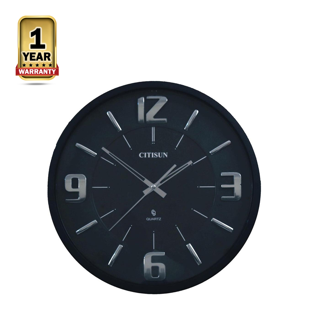 Citisun Wall Clock - Black - Citisun 37B