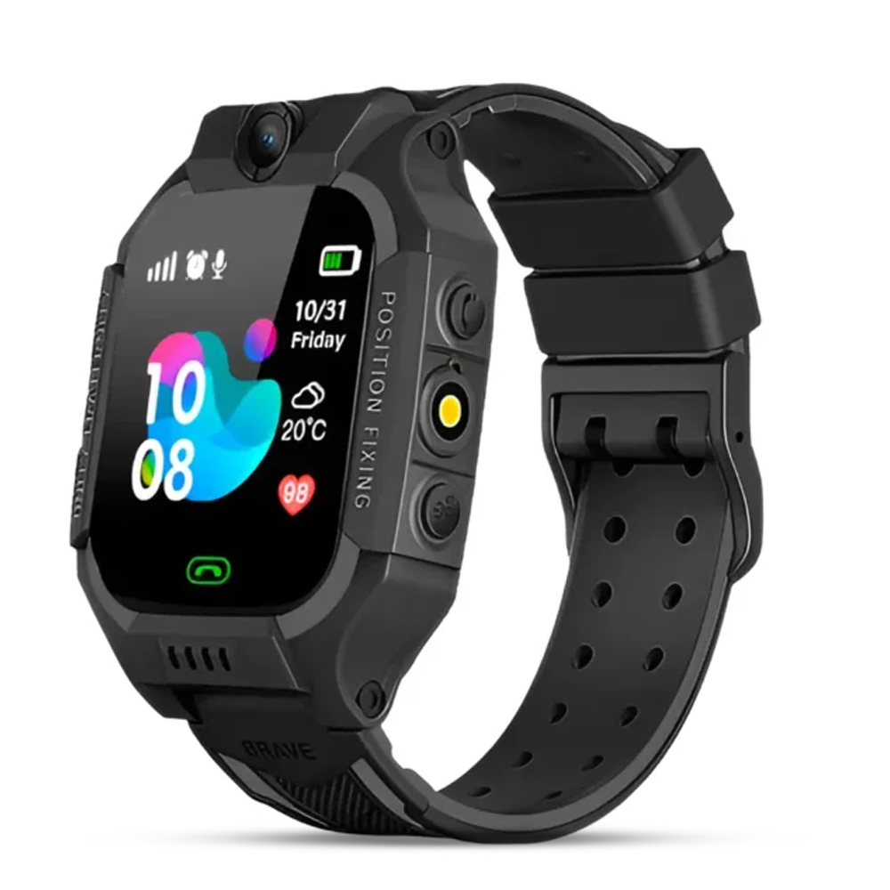 Smartberry C002 GPS + Calling Smart Watch For Kids - Black