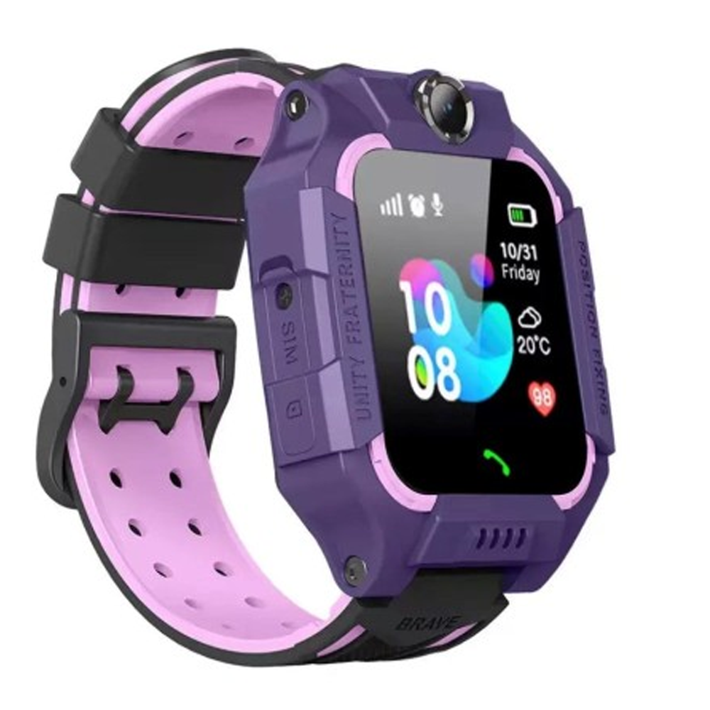 Q19 GPS SIM and Camera Smartwatch For Kids - Multicolor